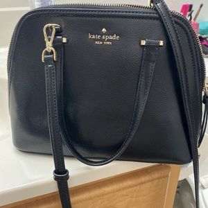 NWT Kate Spade Medium Black Crossbody Handbag Logo Designer Purse